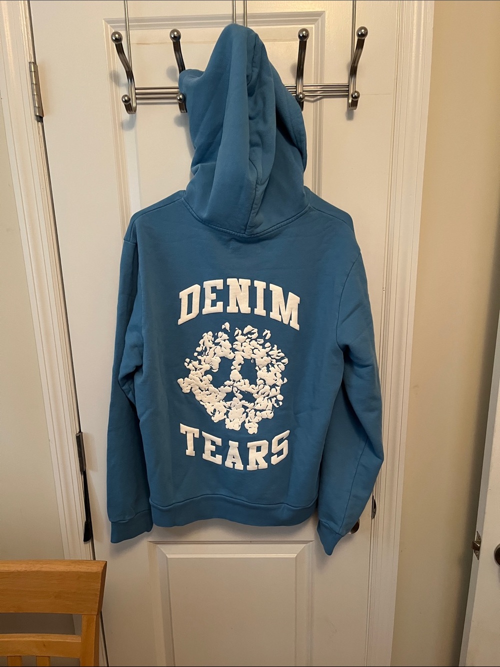 NWT Denim Tears Carolina Blue Full Zip !